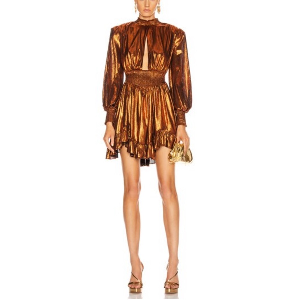 Retrofete Melody Dress - Rust